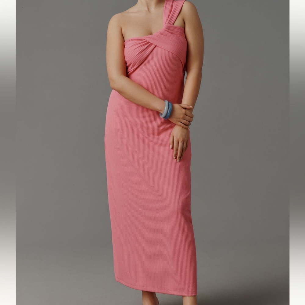 Anthropologie Porridge Elegant Pink Maxi Dress, NWT, Size Large - Picture 6 of 10